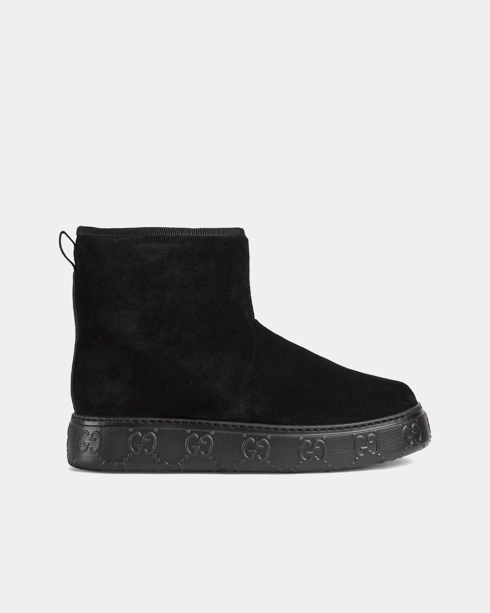 Bottines Gucci en daim noir