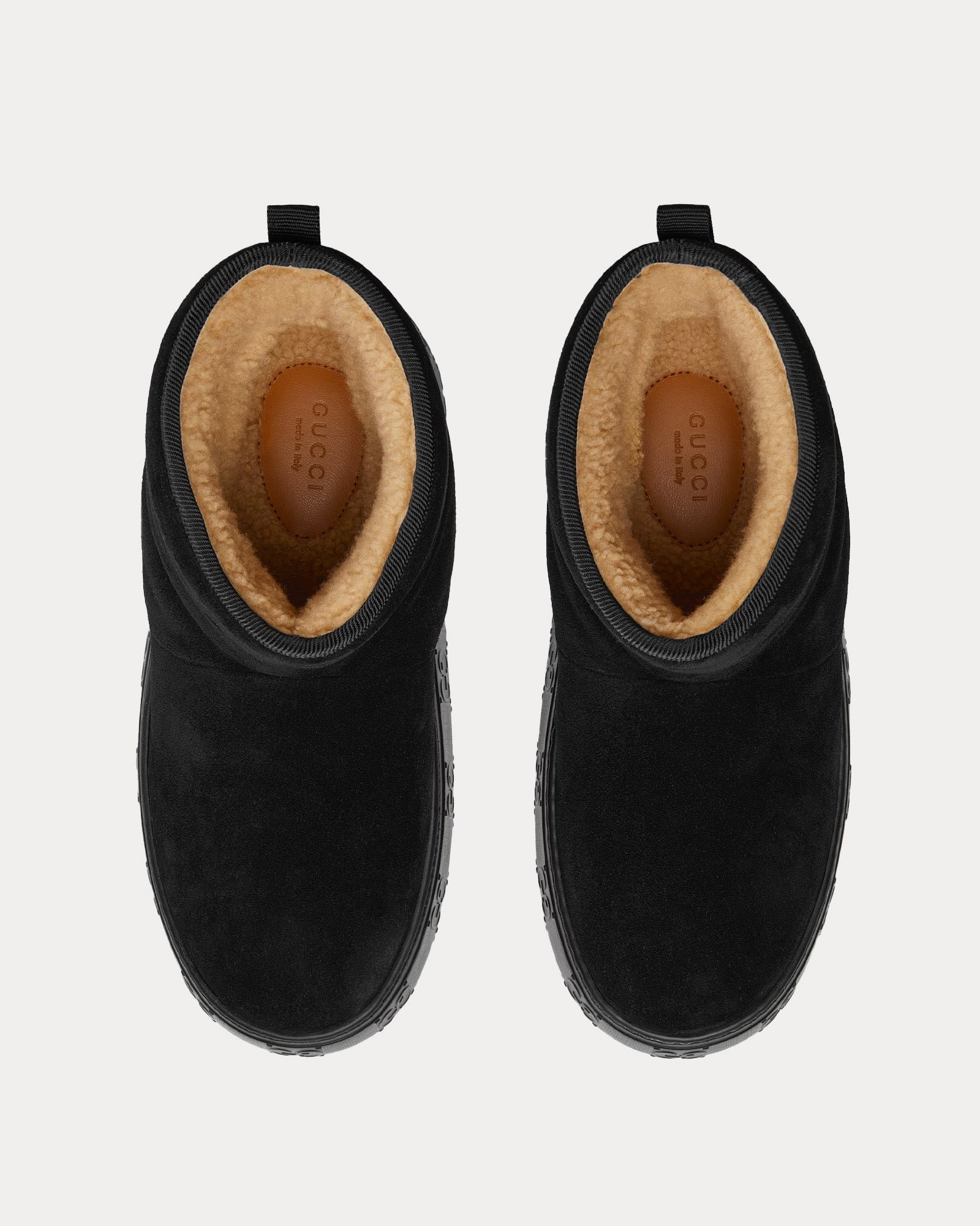 Bottines Gucci en daim noir – Image 2