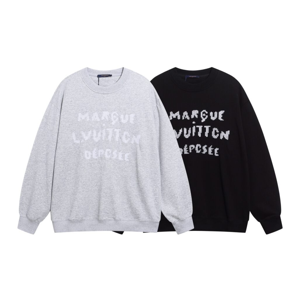 Sweat Louis Vuitton “Marque LV” — Motif brodé