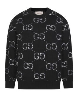 Pull Gucci motif GG – Maille signature – Blanc ou Noir
