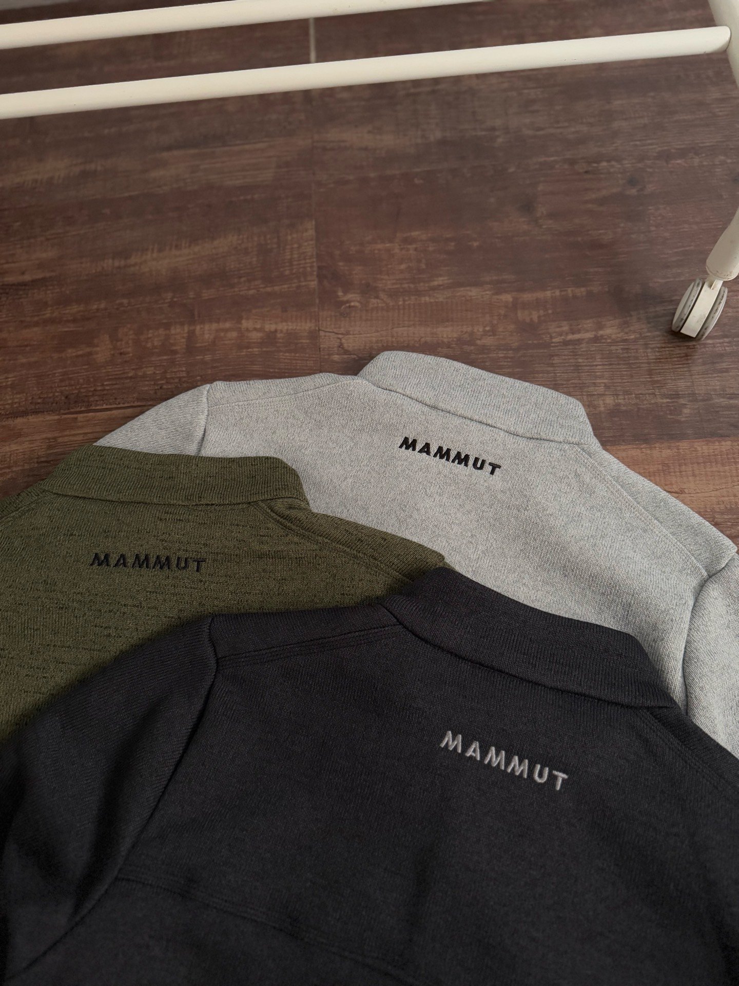 Veste polaire Mammut zippée – Couleur gris | kaki | noir – Image 5