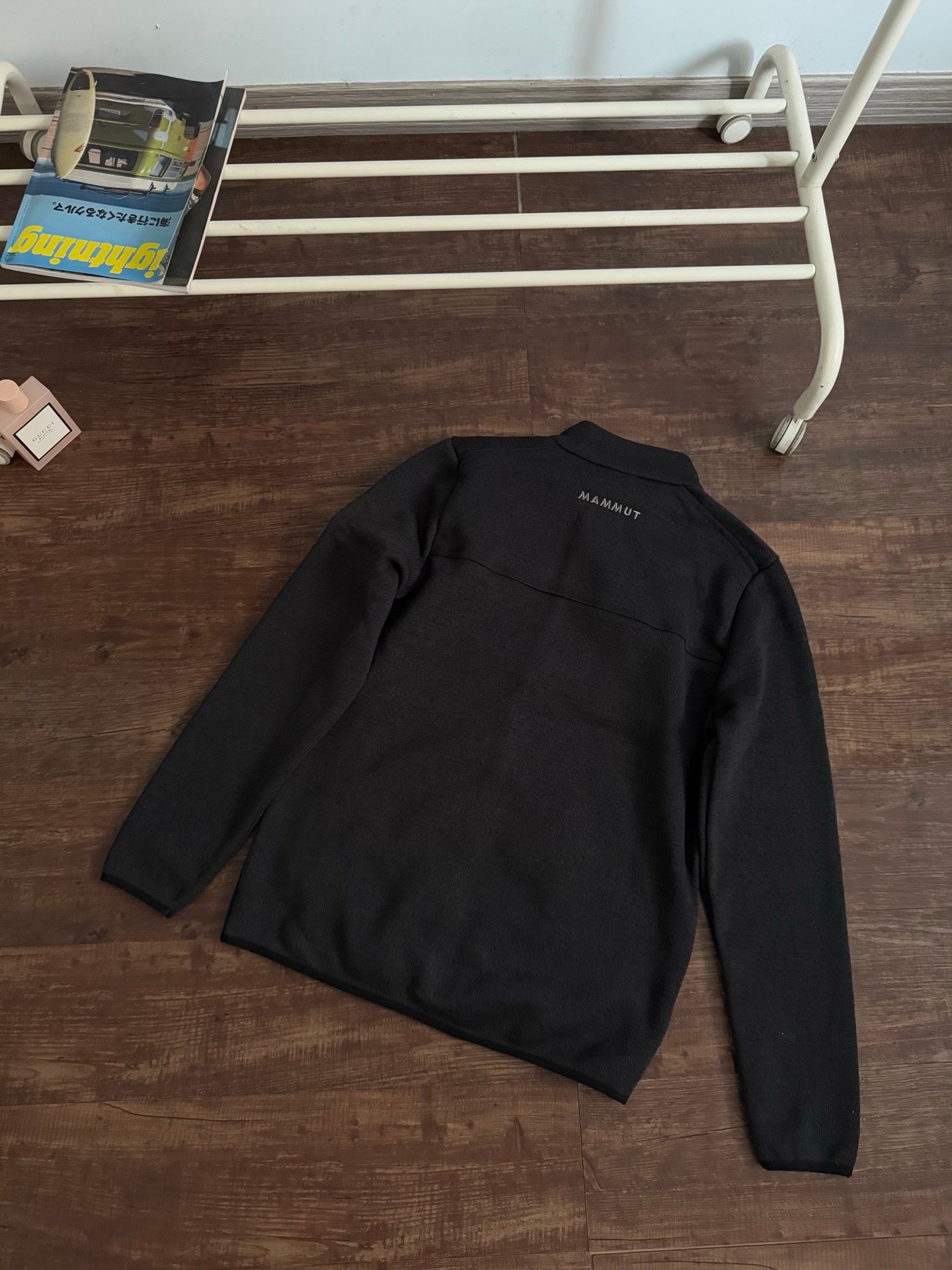 Veste polaire Mammut zippée – Couleur gris | kaki | noir – Image 7