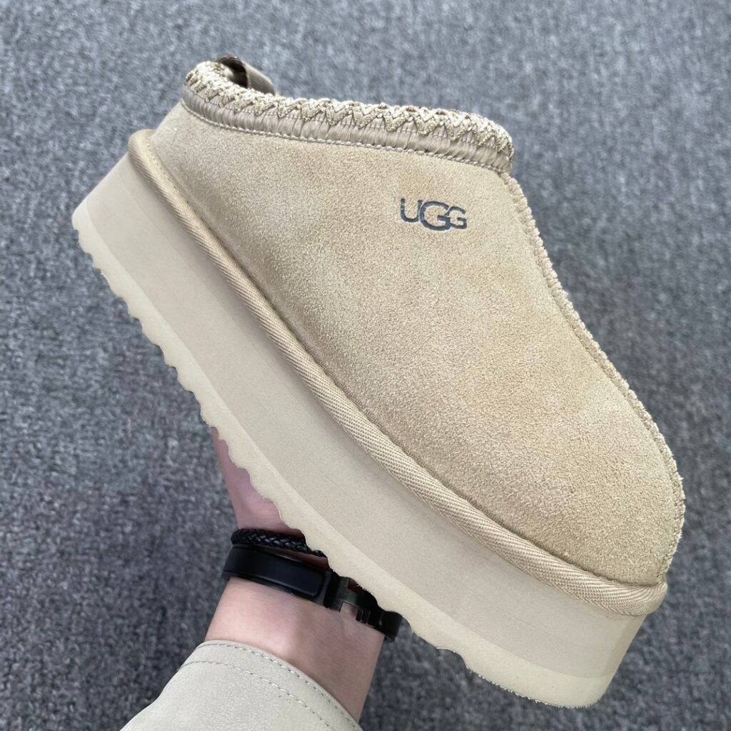 Chaussons UGG Tazz II Plateau Suédées – Chaussons à Semelle Épaisse Confort Premium