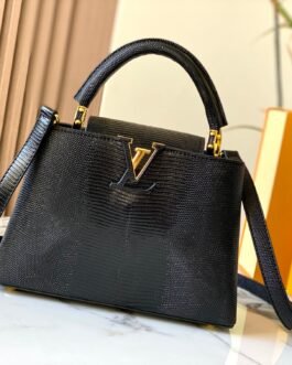 Sac Louis Vuitton Capucines MM en cuir