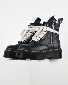 Bottes à plateforme en cuir Dr. Martens 1460 Quad