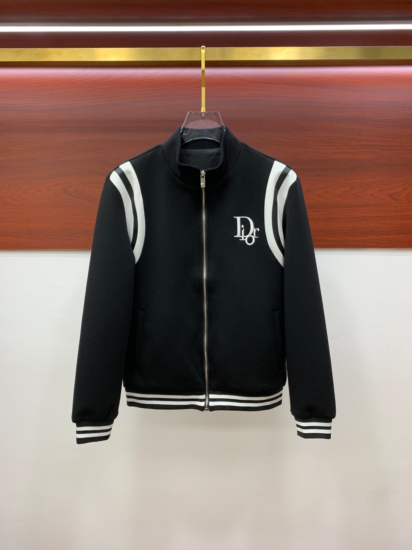Survêtement Dior Oblique en Jersey de Coton Mélangé Noir Élégance Quotidienne – Image 2