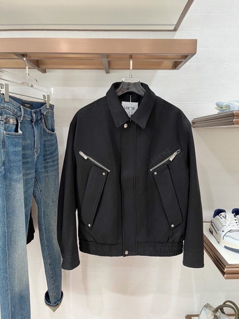 Veste Loewe Élégante en Noir, Beige ou Gris – Confort & Style Sophistiqué
