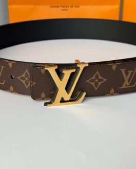 Ceinture Louis Vuitton élégante en cuir durable, tailles 80-120 cm