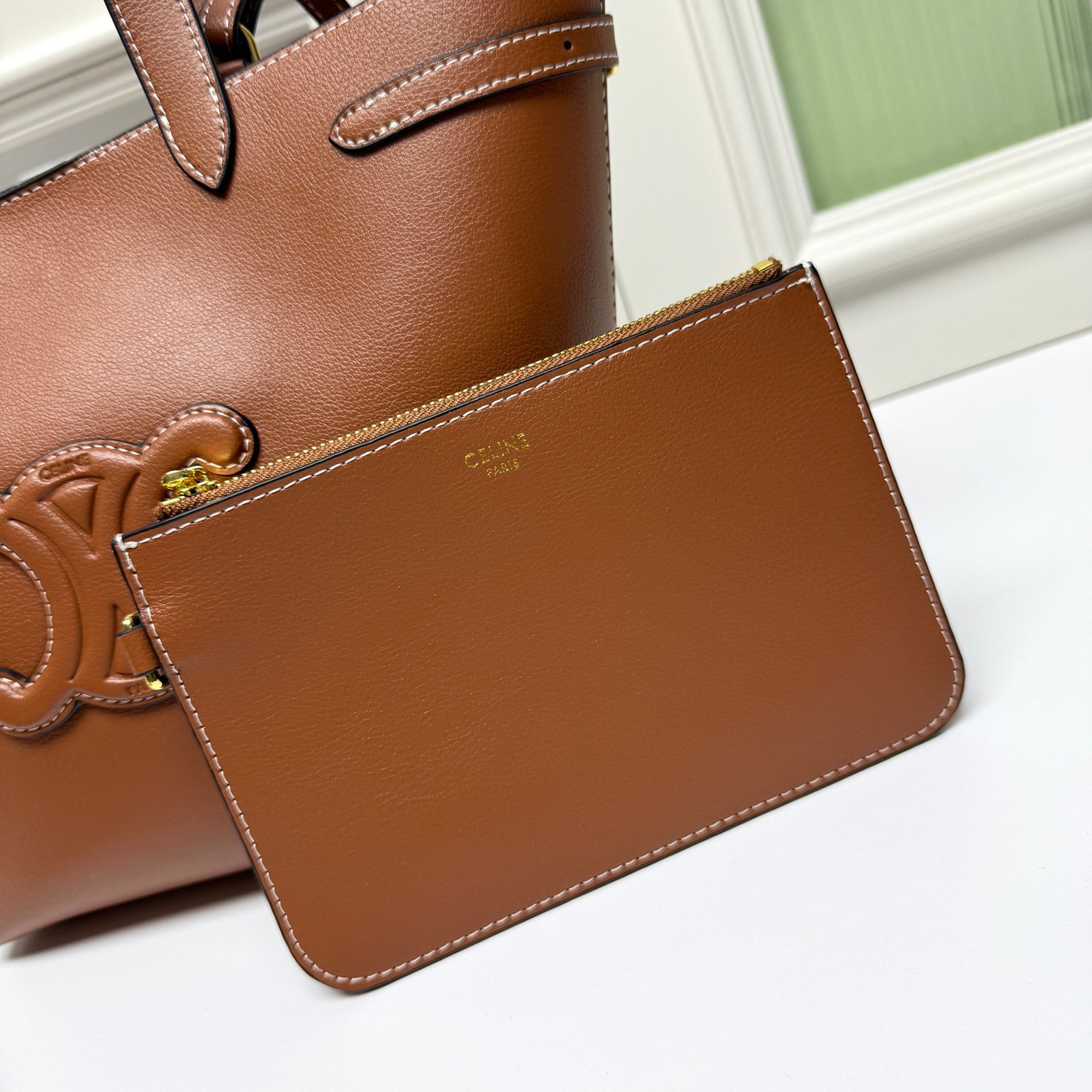 Sac Céline en cuir élégant – Spacieux, Durable et Classique – Image 3