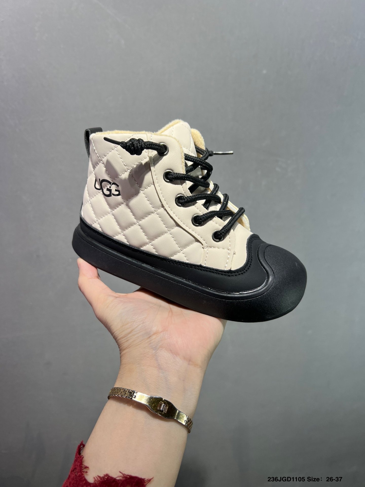 Bottes UGG en cuir élégantes, confort et durabilité, tailles 25-37 – Image 2