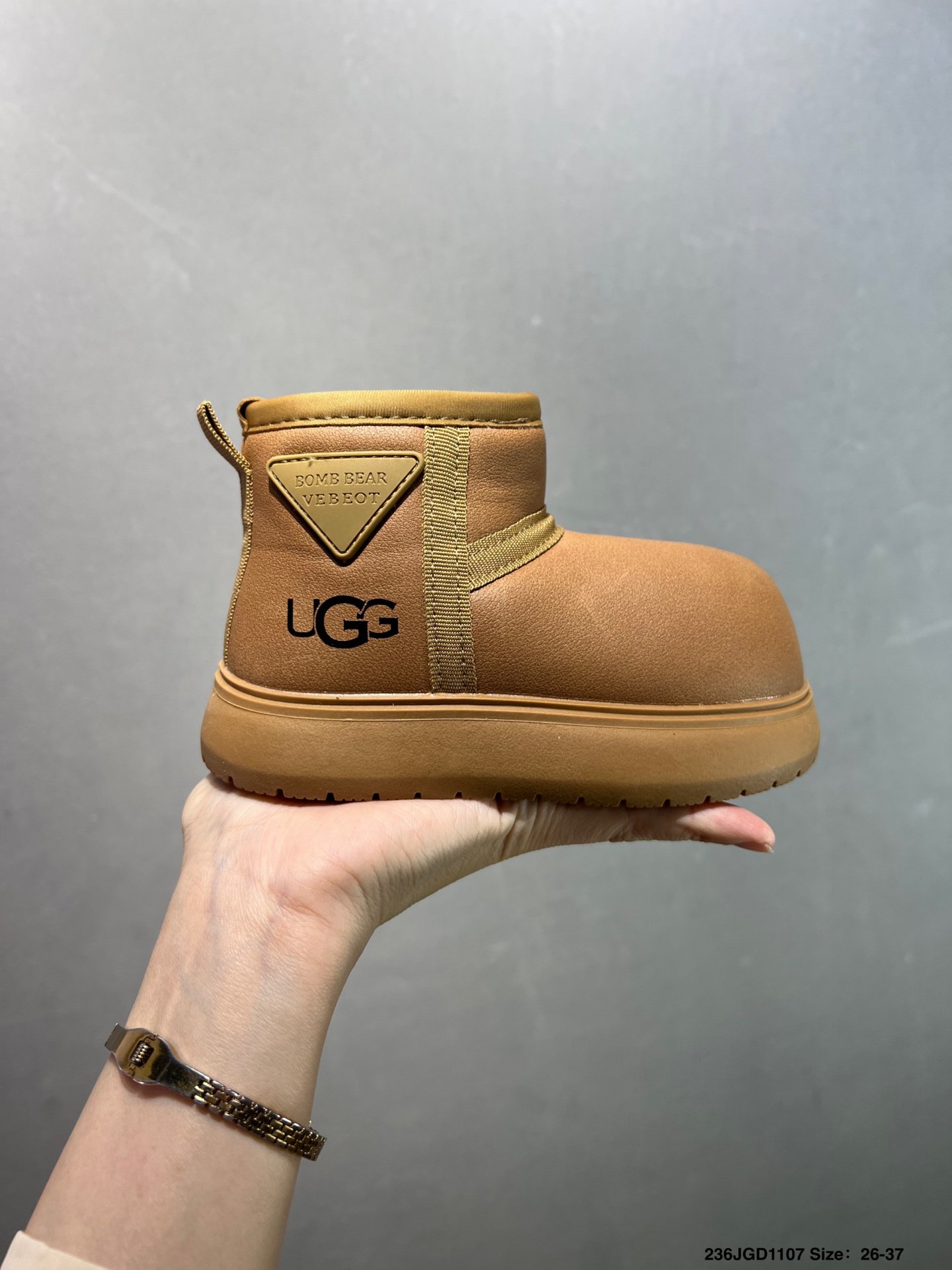 Bottes UGG en cuir élégantes, confort et durabilité, tailles 25-37 – Image 7