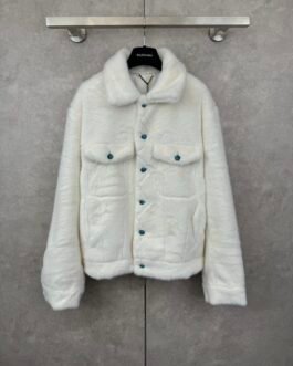 Veste Louis Vuitton en fausse fourrure élégante et écoresponsable