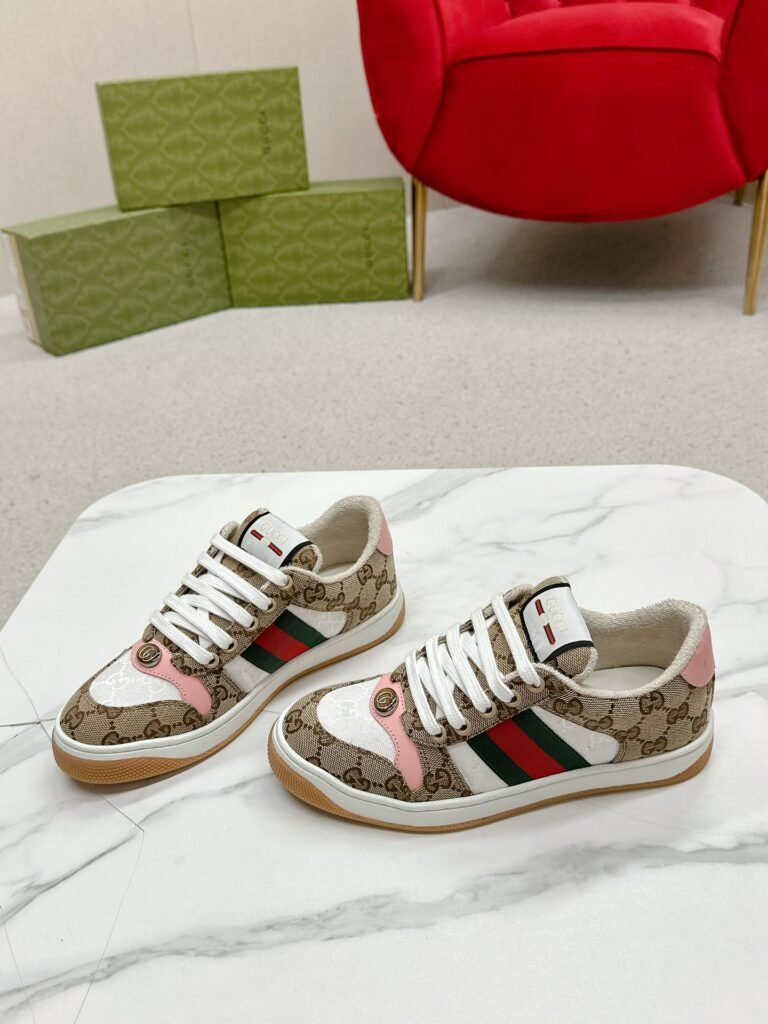 Baskets Gucci Screener en toile GG plusieurs couleurs disponible