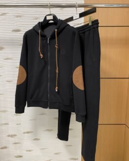 Ensemble de Survêtement Loewe Élégant et Confortable Noir/Gris S-XL