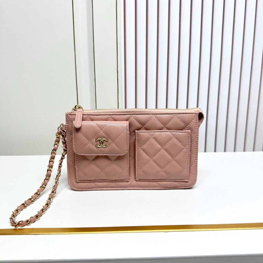 Portefeuille Chanel avec Bandoulière - Élégance & Praticité Haut de Gamme