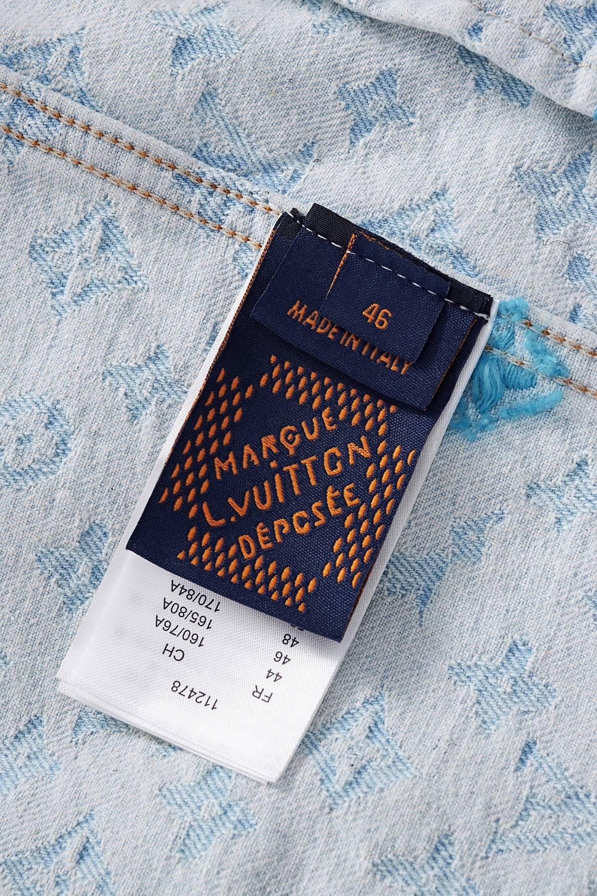 Veste en Jean Louis Vuitton pour un Style Élégant et Durable – Image 13