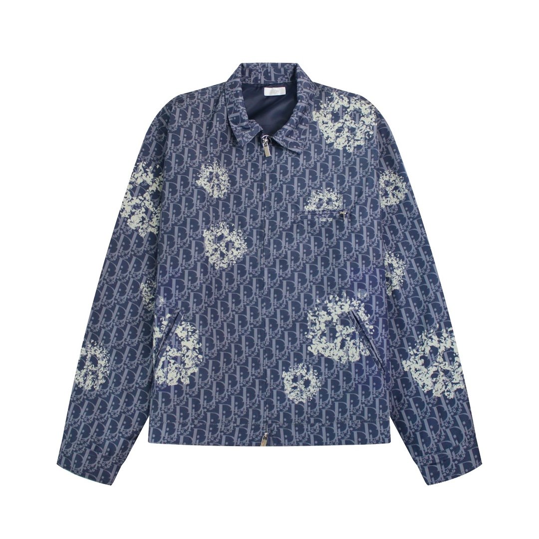 Chemise en denim Dior élégante, coupe régulière, tailles S à XXL – Image 2