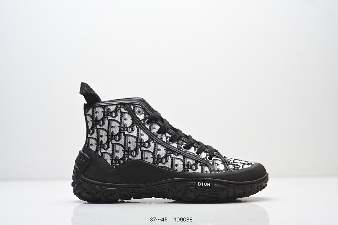 Chaussure Dior B28 High en Cuir Luxe – Élégance et Confort Quotidien – Image 2