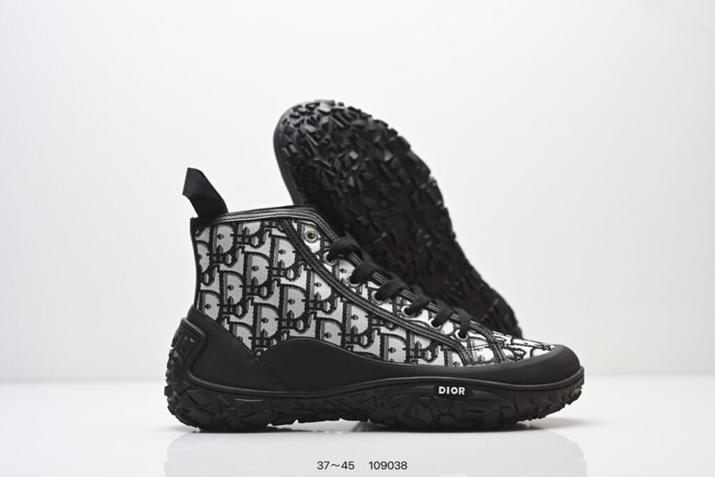 Chaussure Dior B28 High en Cuir Luxe – Élégance et Confort Quotidien