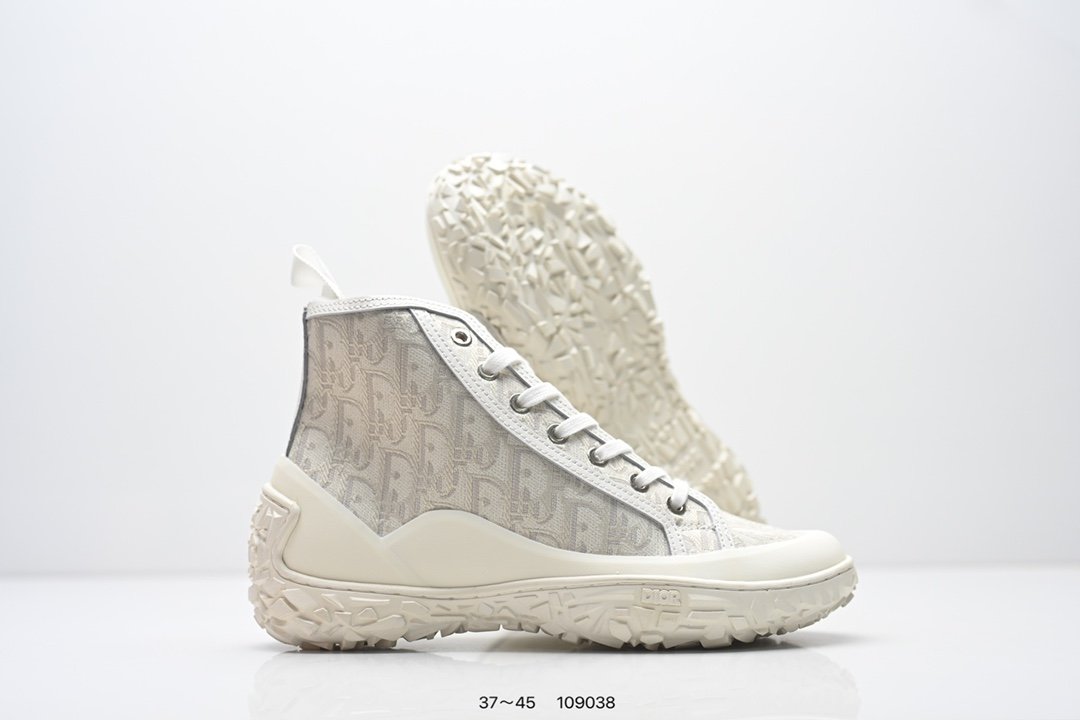 Chaussure Dior B28 High en Cuir Luxe – Élégance et Confort Quotidien – Image 5