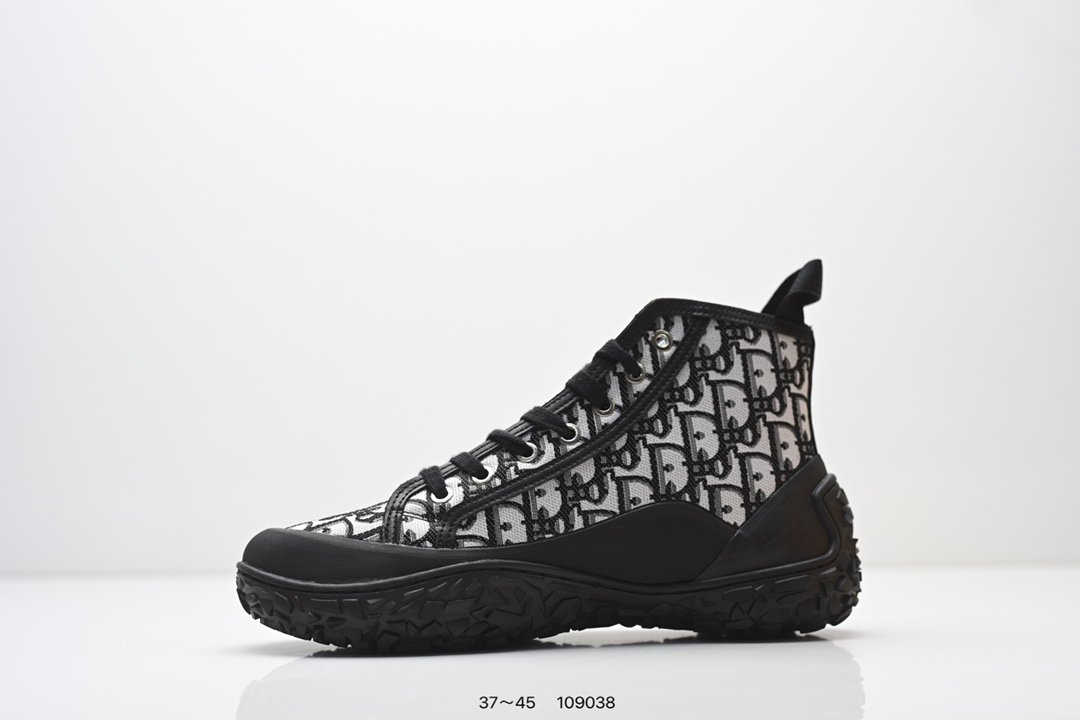 Chaussure Dior B28 High en Cuir Luxe – Élégance et Confort Quotidien – Image 6