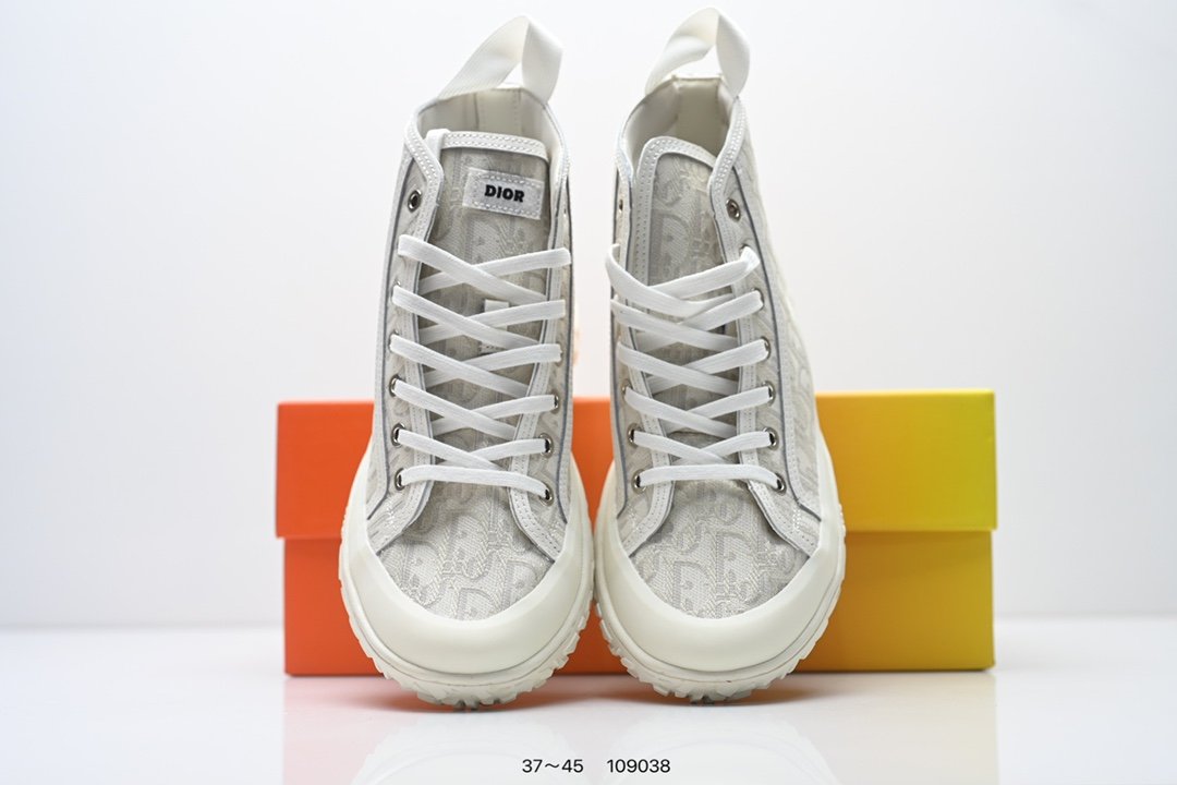 Chaussure Dior B28 High en Cuir Luxe – Élégance et Confort Quotidien – Image 9