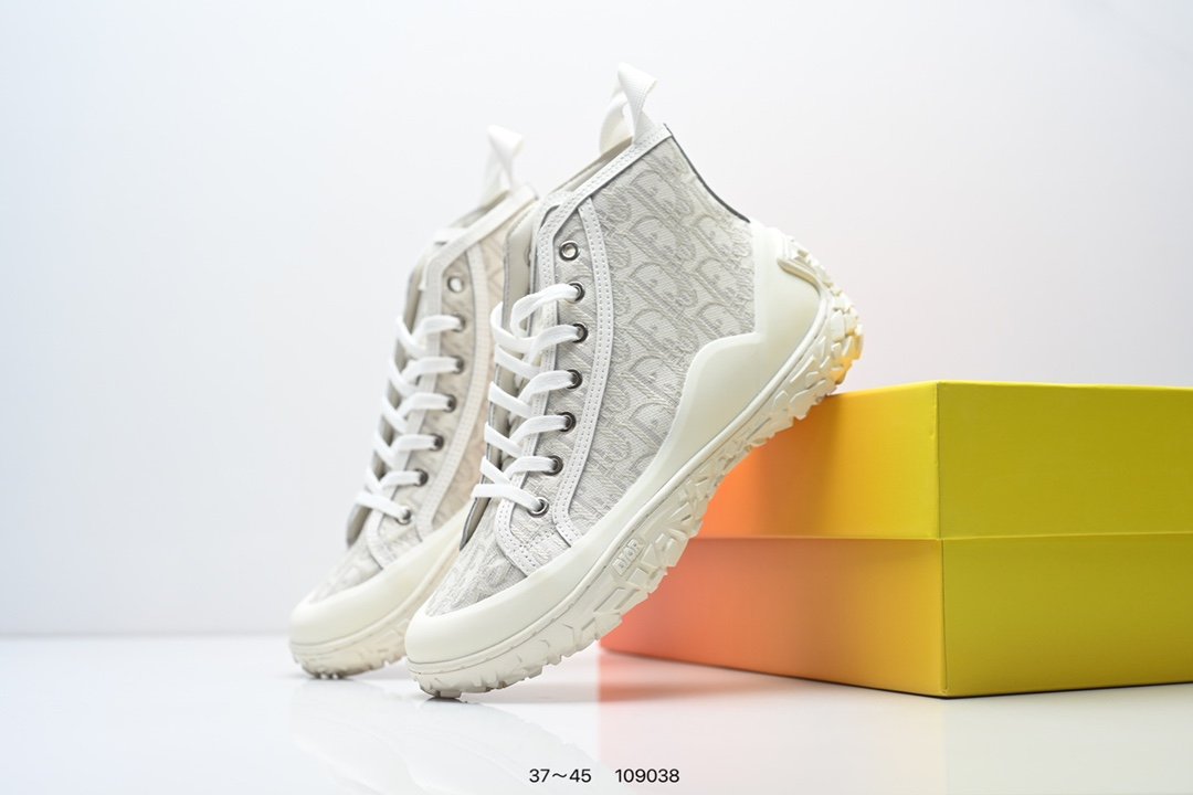 Chaussure Dior B28 High en Cuir Luxe – Élégance et Confort Quotidien – Image 10