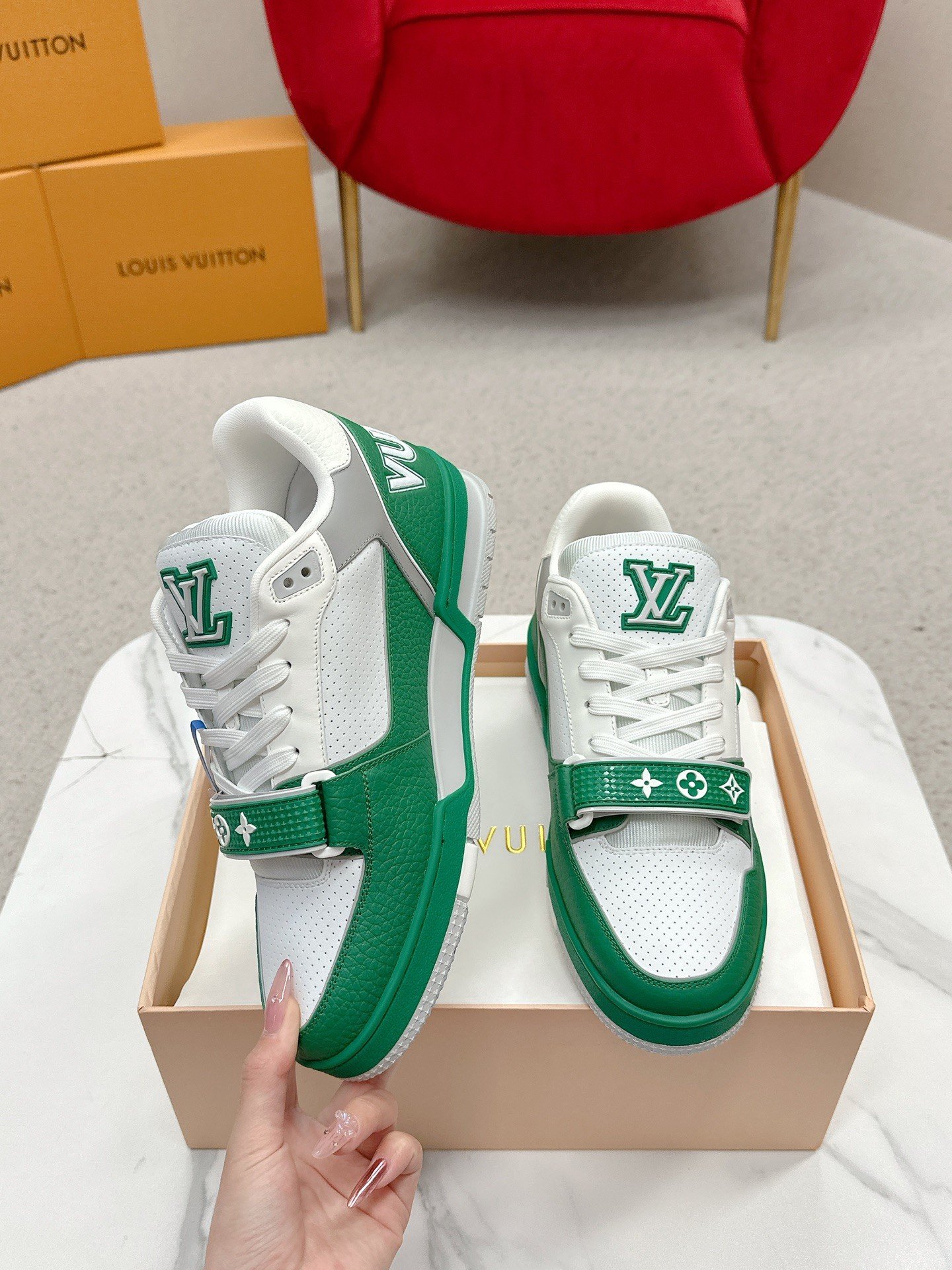 Sneaker Louis Vuitton Trainer 2025 – Élégance et Confort Premium – Image 4