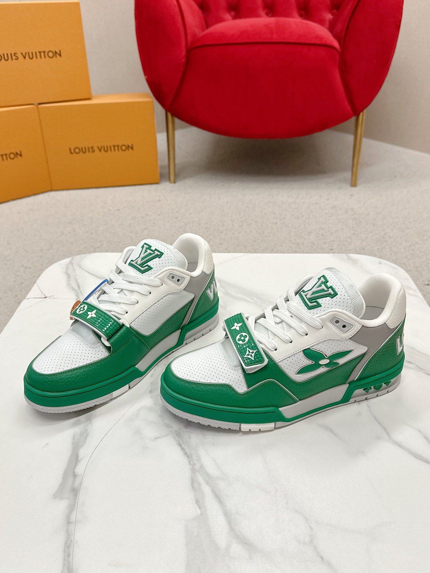 Sneaker Louis Vuitton Trainer 2025 – Élégance et Confort Premium – Image 7