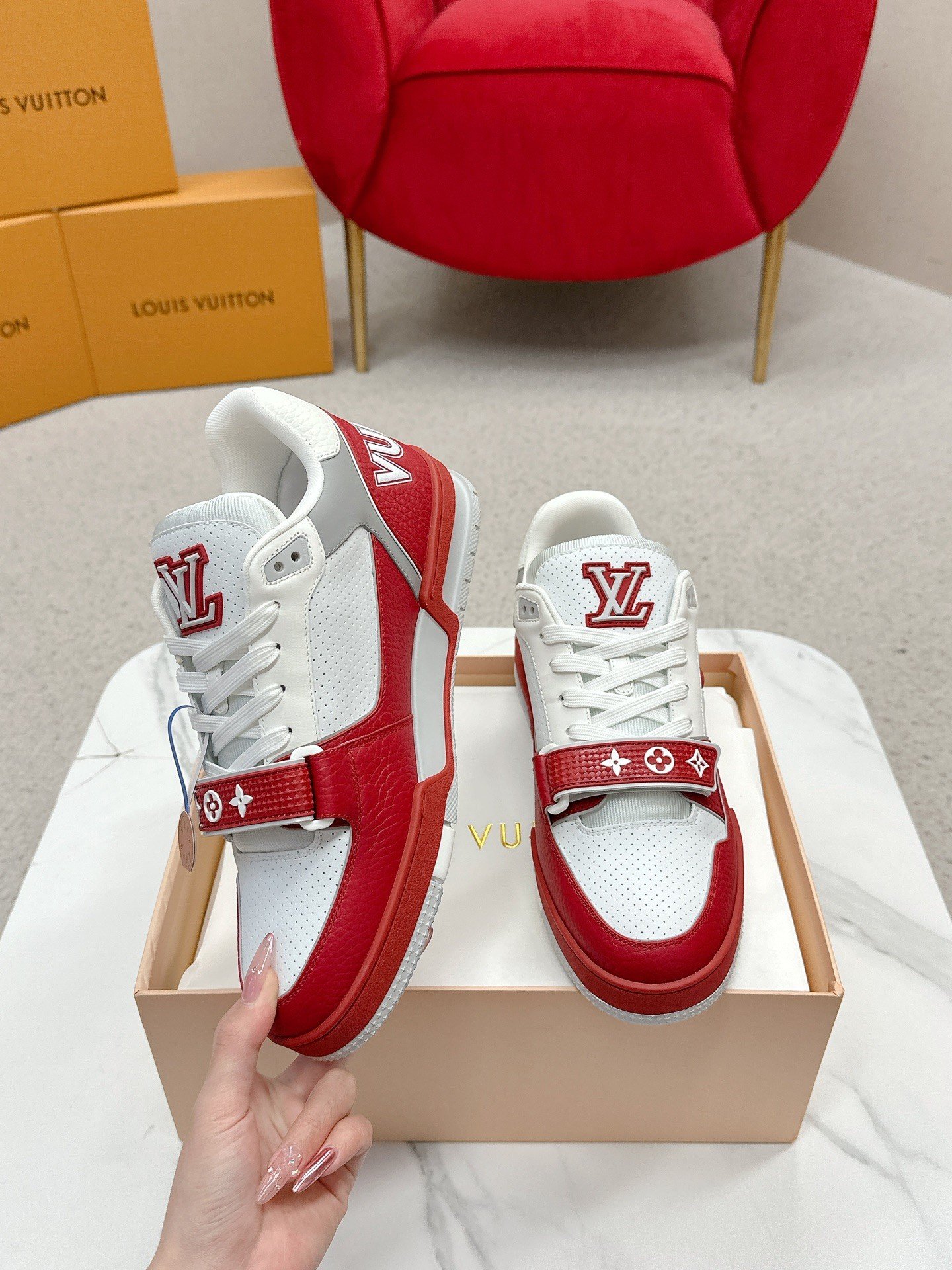 Sneaker Louis Vuitton Trainer 2025 – Élégance et Confort Premium – Image 13