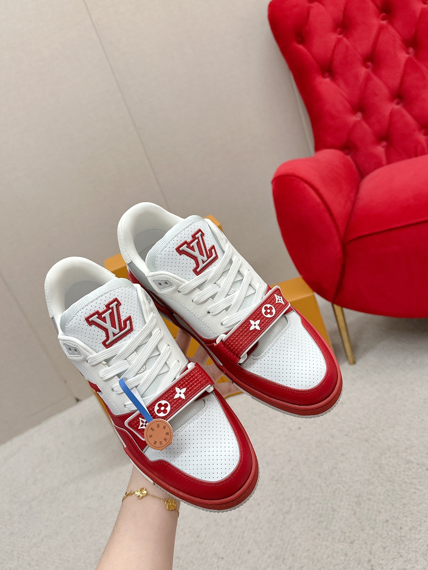 Sneaker Louis Vuitton Trainer 2025 – Élégance et Confort Premium – Image 15
