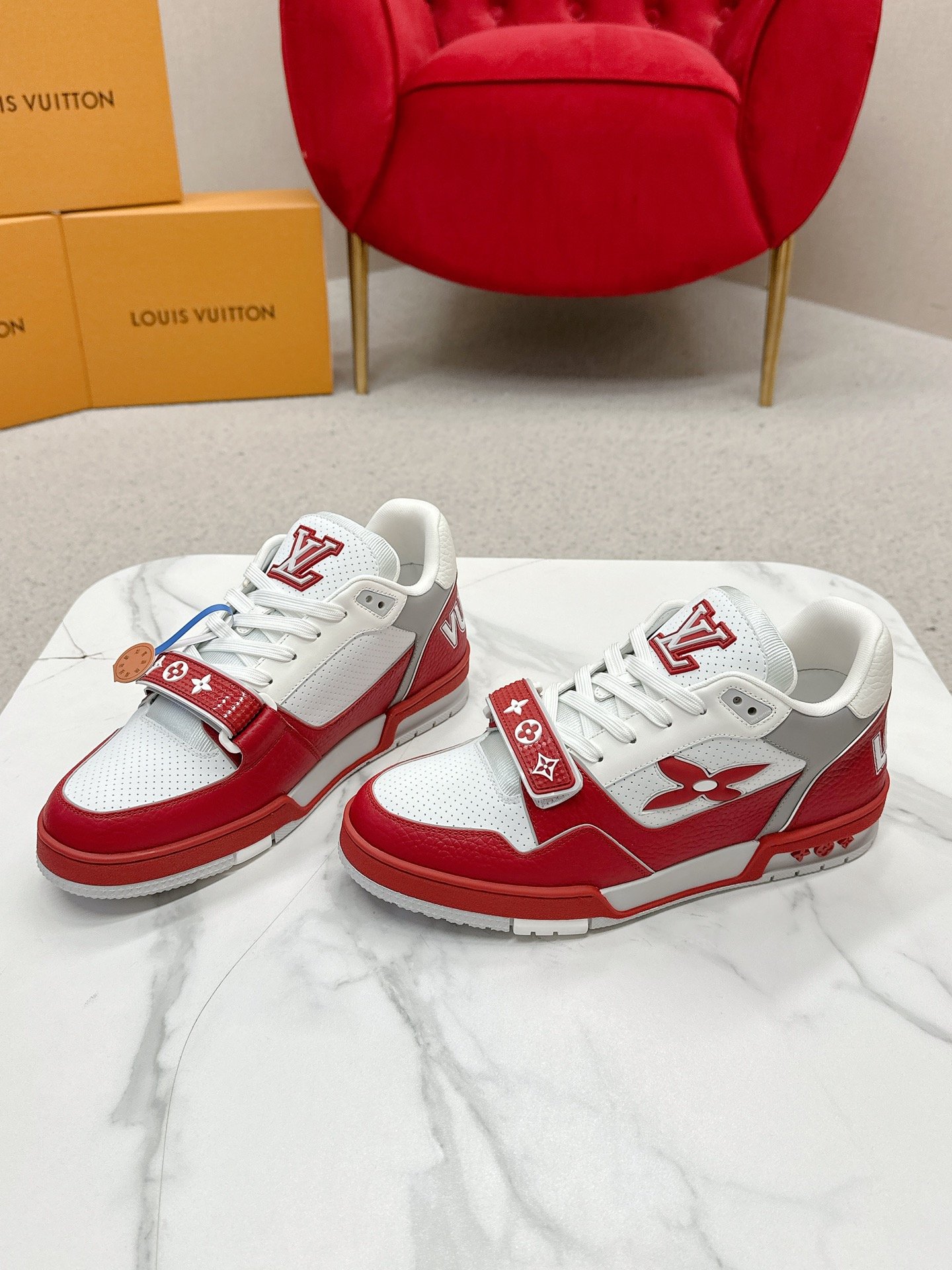 Sneaker Louis Vuitton Trainer 2025 – Élégance et Confort Premium – Image 16