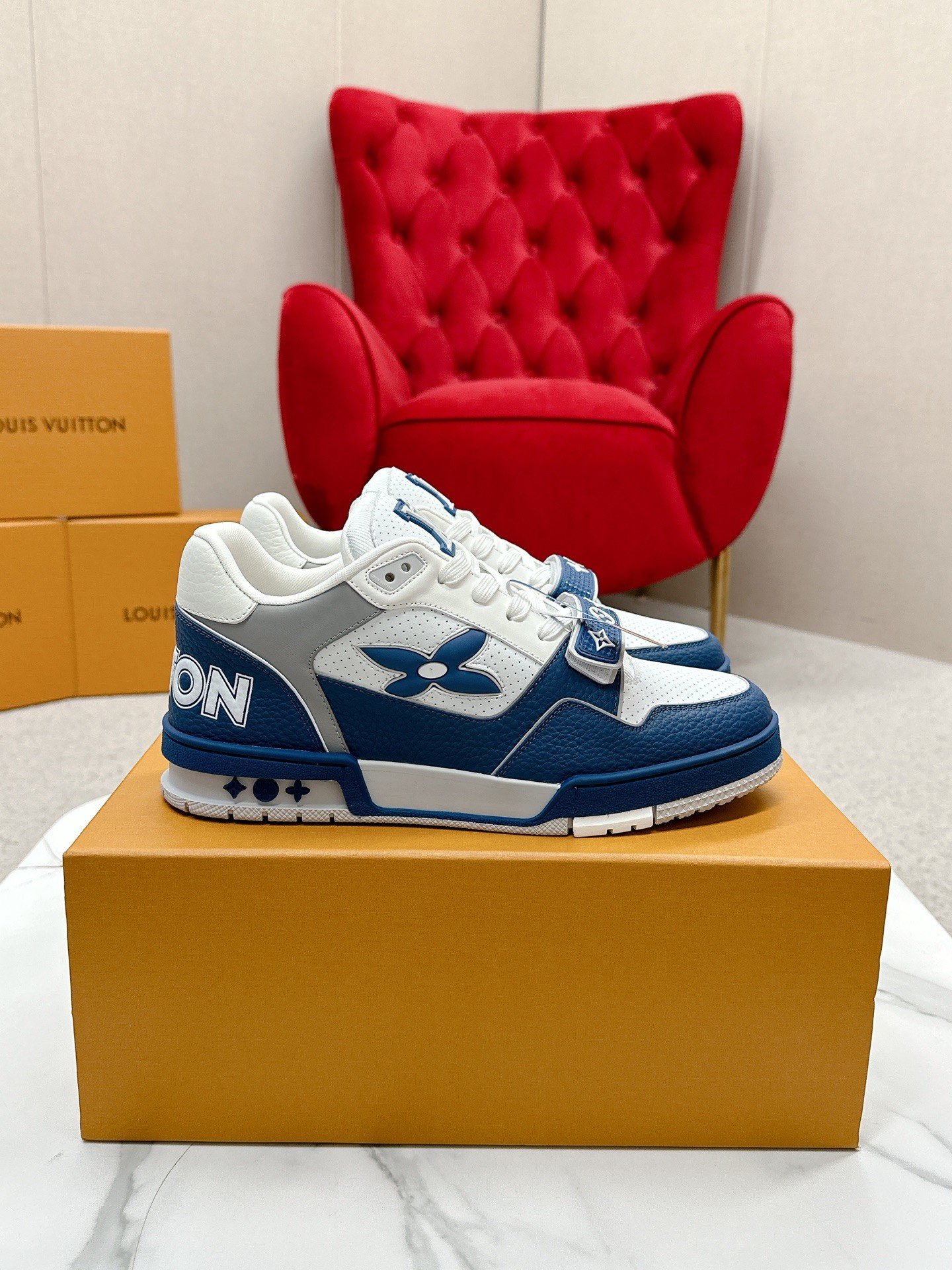 Sneaker Louis Vuitton Trainer 2025 – Élégance et Confort Premium – Image 20