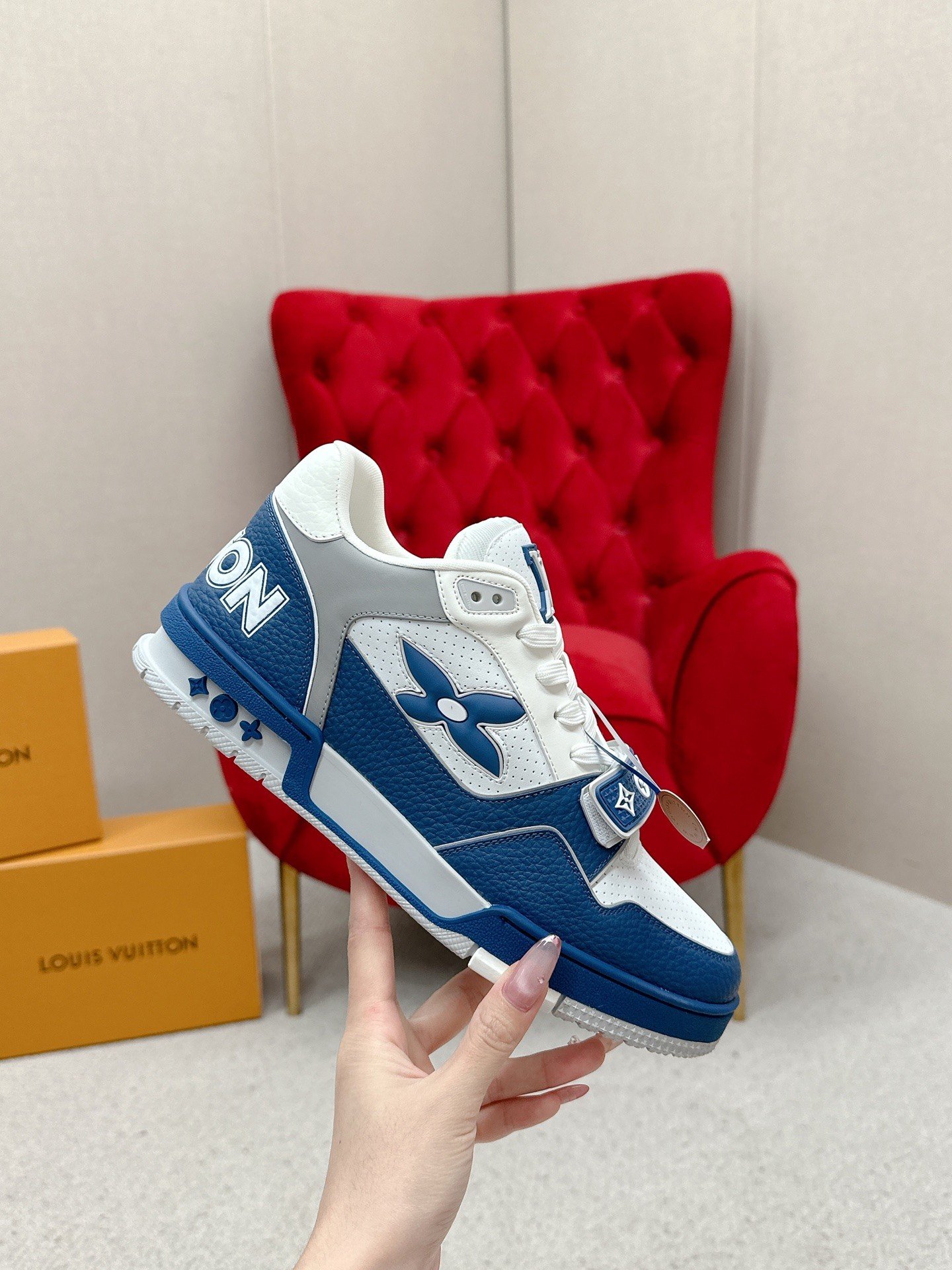 Sneaker Louis Vuitton Trainer 2025 – Élégance et Confort Premium – Image 22