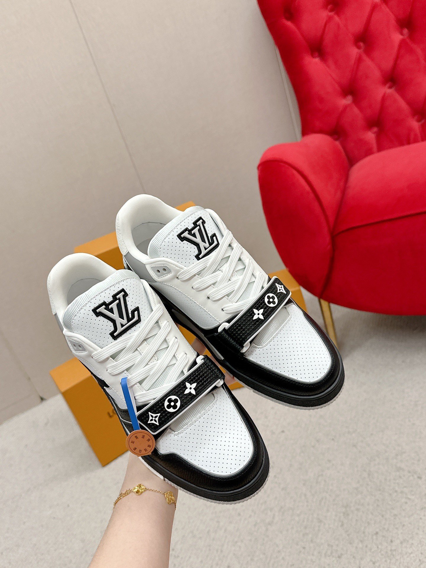 Sneaker Louis Vuitton Trainer 2025 – Élégance et Confort Premium – Image 32