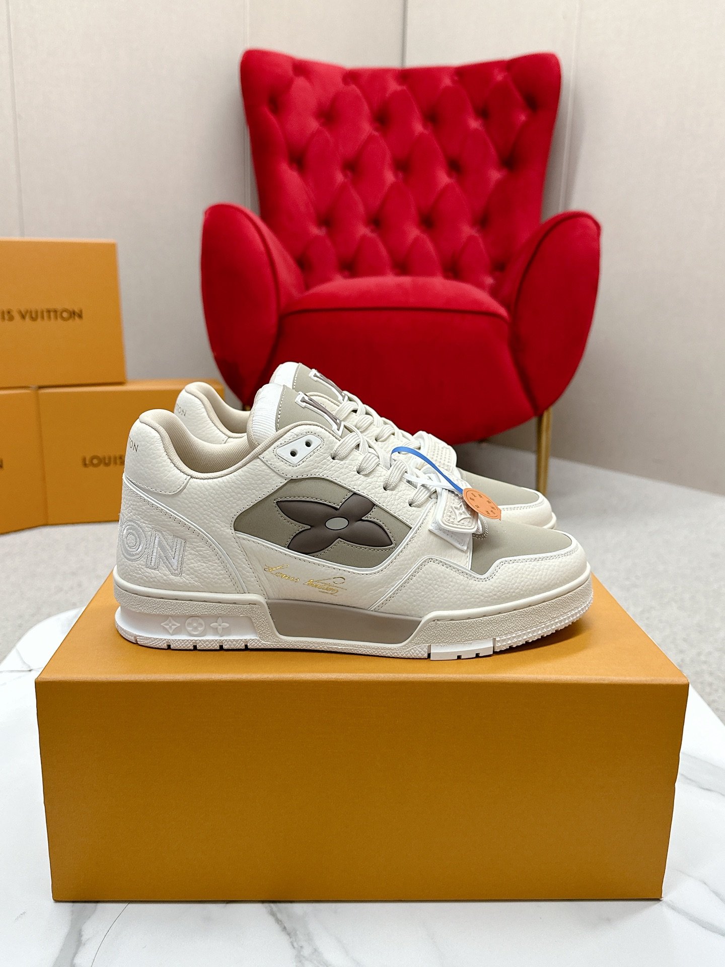 Sneaker Louis Vuitton Trainer 2025 – Élégance et Confort Premium – Image 38