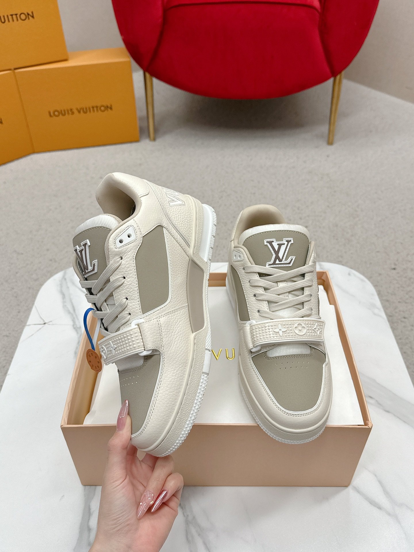 Sneaker Louis Vuitton Trainer 2025 – Élégance et Confort Premium – Image 39