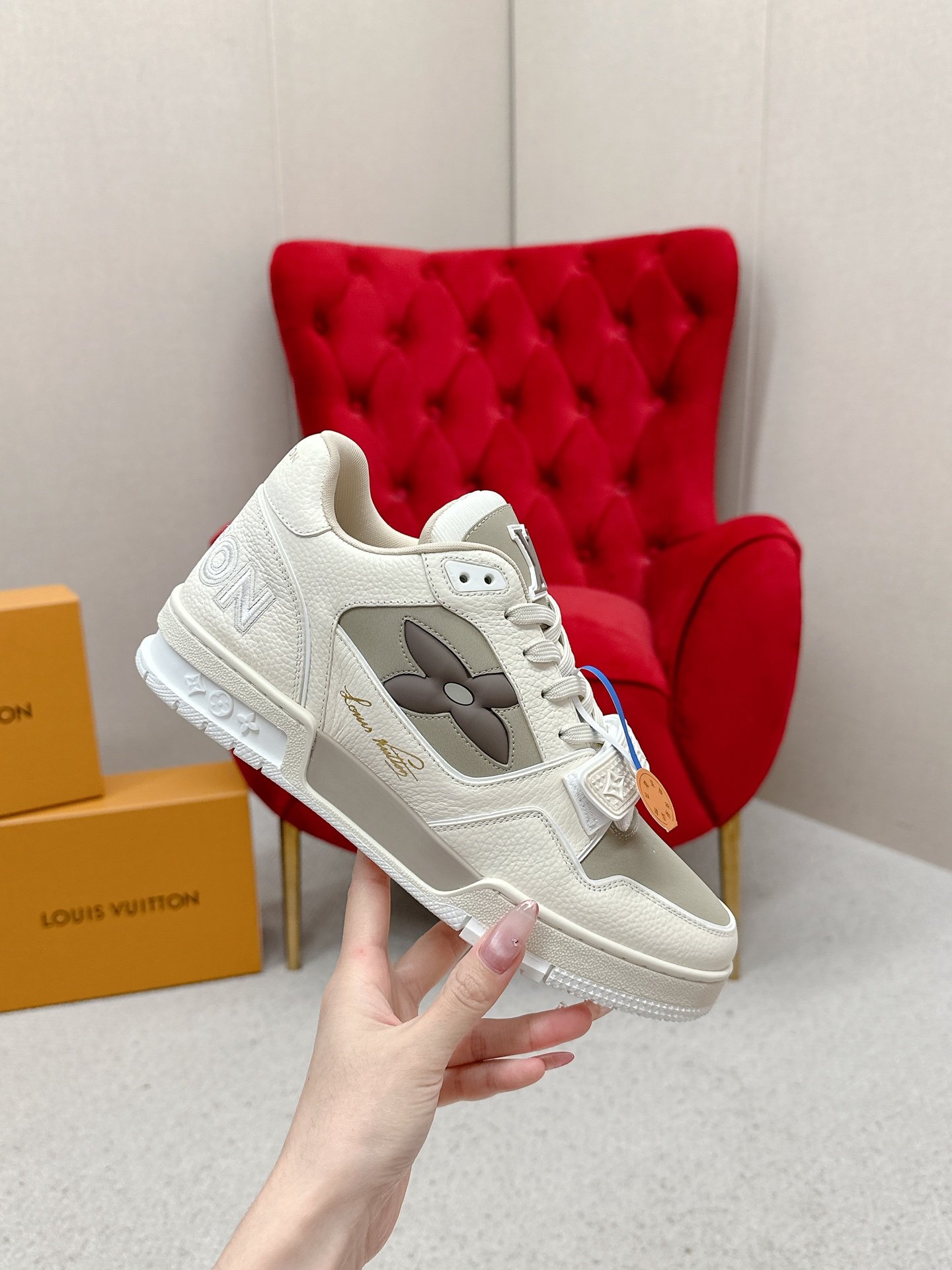 Sneaker Louis Vuitton Trainer 2025 – Élégance et Confort Premium – Image 40