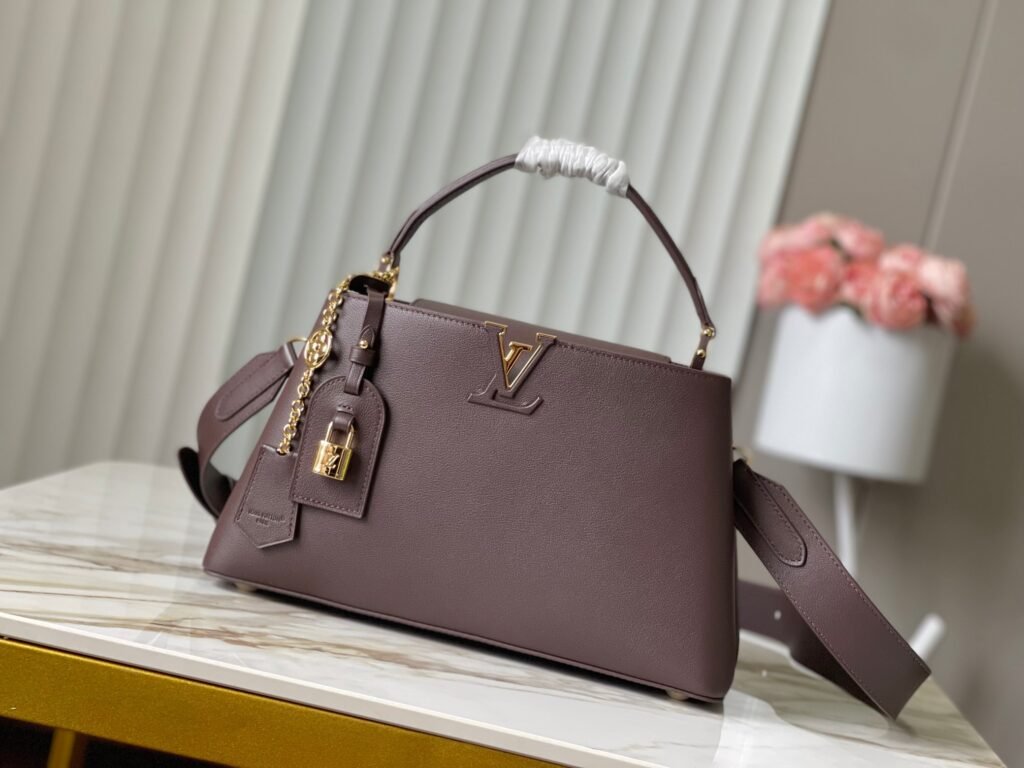 Sac Capucines Mini en cuir de luxe - Élégance compacte et raffinée
