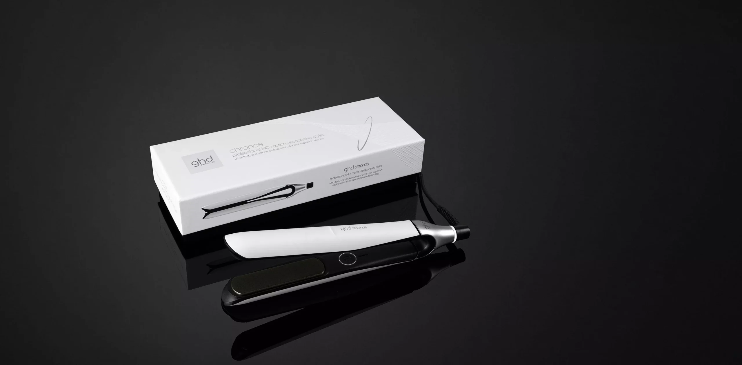 Lisseur Ghd Chronos Noir & Blanc Plaques de 26mm (Garantie incluse) – Image 9