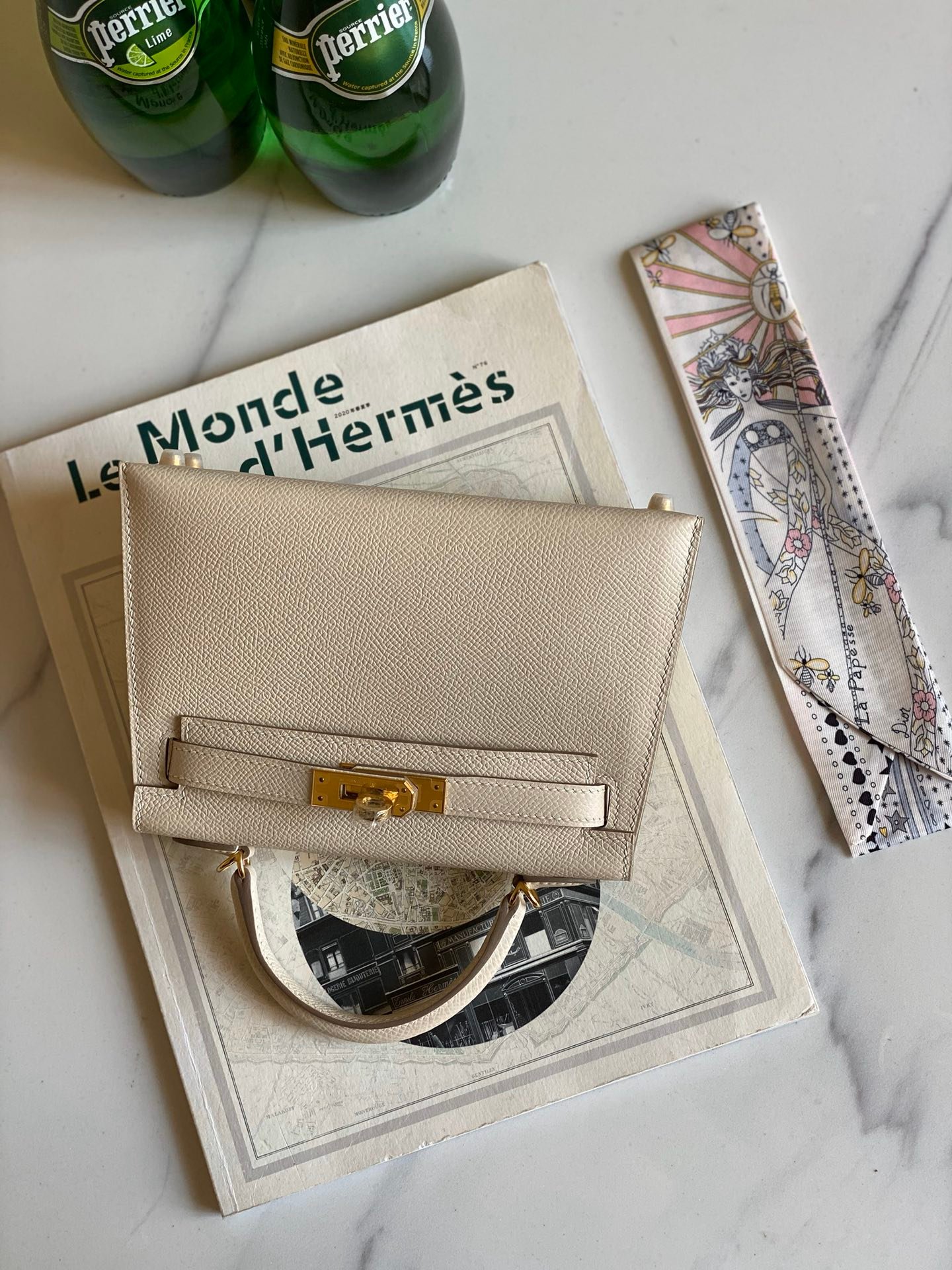 Sac Hermès Kelly en cuir véritable - Élégance et luxe intemporel – Image 13