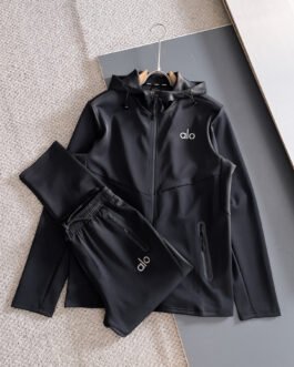 Survêtement Alo Yoga Technique Noir – Confort & Performance Active
