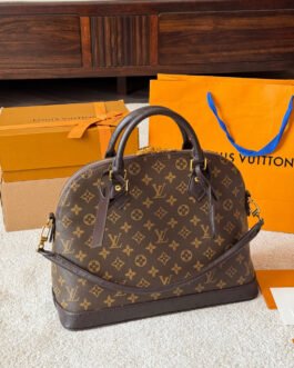 Sac Louis Vuitton Alma Monogram Eclipse – Finition noire