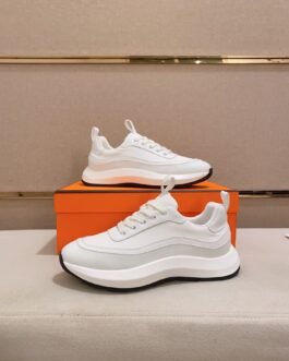 Chaussures Hermès Leader Élégance Confort Noir et Blanc Taille 36-45