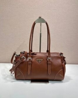 Sac cabas Prada Bonnie Medium en cuir vieilli