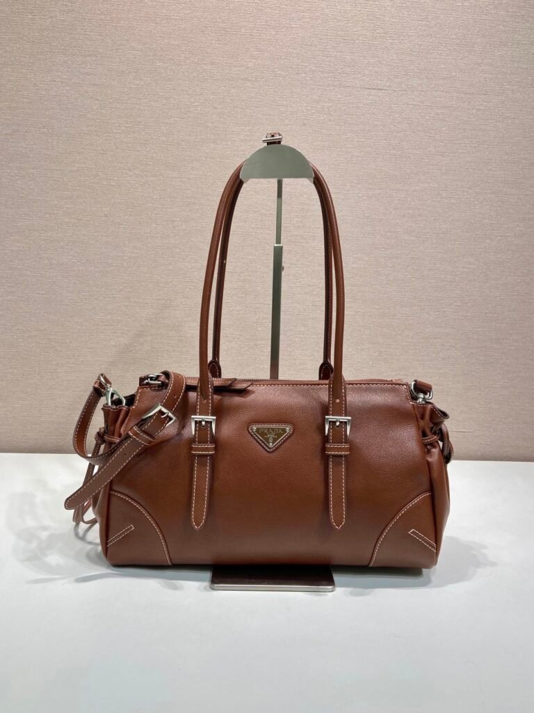 Sac cabas Prada Bonnie Medium en cuir vieilli
