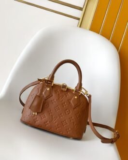 Louis Vuitton Alma BB Monogram Empreinte camel – Sac iconique en cuir embossé