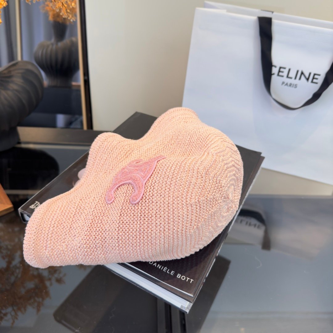 Celine Triomphe Raffia Bucket Hat en raphia beige avec logo Triomphe marron – chapeau luxe été iconique – Image 20
