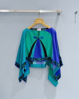 Kaftan court imprimé Iride Pucci