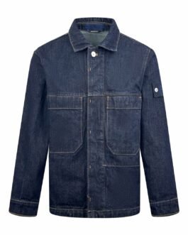 Veste en Jean Indigo Denim-Rinsed Stone Island